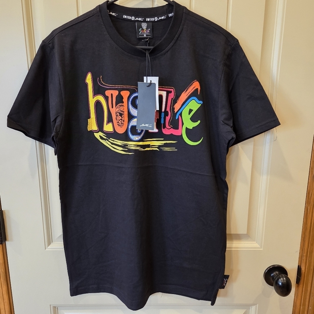 Switch Remarkable "Hustle" Limited Edition Graphic T-shirt Medium New Streetwear